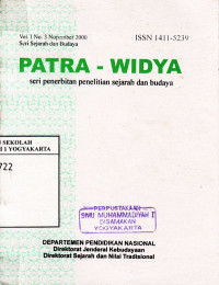 Patra-Widya : Seri Penerbitan Penelitian Sejarah dan Budaya, Vol.1 No.3, September 2000