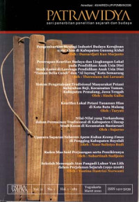 Patrawidya: Seri penerbitan penelitian sejarah dan budaya