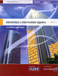 Elementary & intermediate algebra