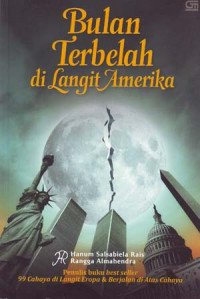 Bulan terbelah di langit Amerika
