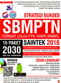 Strategi Sukses SBMPTN Saintek