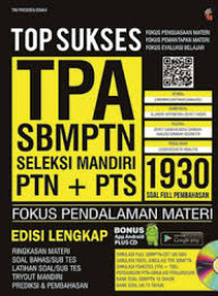 TOP sukses TPA SBMPTN seleksi mandiri PTN+PTS fokus pendalaman materi edisi lengkap