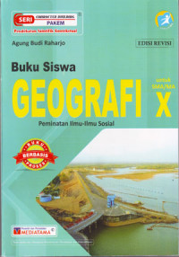 Buku Siswa Geografi untuk SMA/MA X