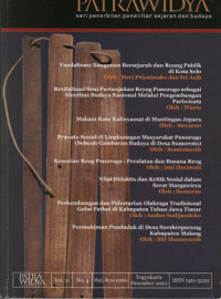 Patrawidya: Seri Penerbitan Penelitian Sejarah Dan Budaya