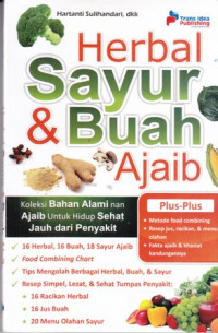 Herbal, Sayur dan Buah Ajaib