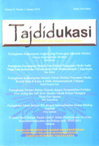 Tajdidukasi: Jurnal Penelitian Dan Kajian Pendidikan