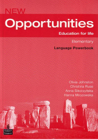 New Opportunities : Education for life Elementary Language Powerbook (2006)