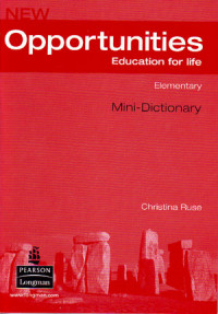 New Opportunities : Education for life Elementary Mini-Dictionary (2006)
