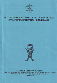 Seleksi Olimpiade Tingkat Kabupaten/Kota 2007 Tim Olimpiade Matematika Indonesia 2008 (2007)