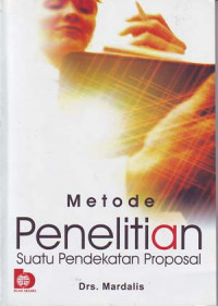 Metode penelitian: Suatu pendekatan proposal