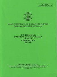 Model keterkaitan integrasi Imtaq-Iptek Sekolah Menengah Atas (SMA)