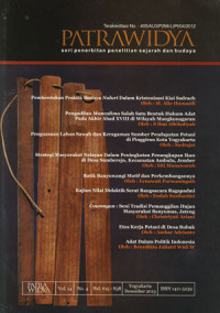 Patrawidya: Seri Penerbitan Penelitian Sejarah Dan Budaya