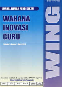 Jurnal Ilmiah Pendidikan: Wahana Inovasi Guru