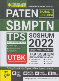 Paten bahas kisi-kisi SBMPTN TPS UTBK SOSHUM 2022