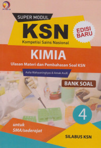 Super modul KSN SMA bank soal kimia