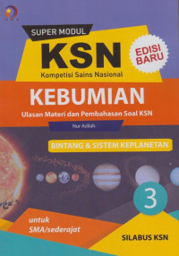 Super modul KSN SMA kebumian bintang dan sistem keplanetan
