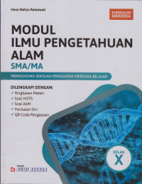 Image of Modul ilmu pengetahuan alam SMA/MA kelas X
