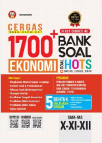 Cergas 1700+ Bank Soal SMA/MA X-XI-XII Ekonomi