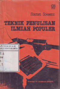 Teknik Penulisan Ilmiah Populer (1989)