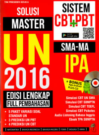 Solusi Master UN SMA/MA IPA 2016 Sistem CBT + PBT