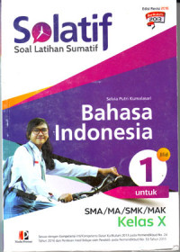 Image of Bahasa Indonesia Untuk SMA/MA/SMK/MAK Kelas X