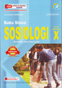 Buku Siswa Sosiologi Untuk SMA/MA X