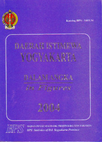 Daerah Istimewa Yogyakarta dalam Angka (Daerah Istimewa Yogyakarta in Figures) 2004 (2005)