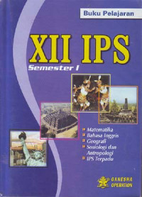 Buku pelajaran XII IPS semester I